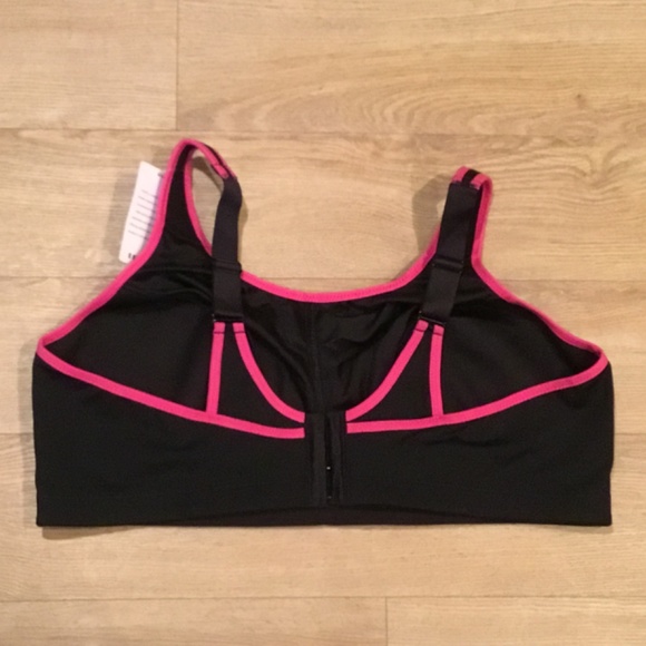 Women's Plus Size Workout Sports Bra High Impact Support No Bounce - Picture 4 of 4